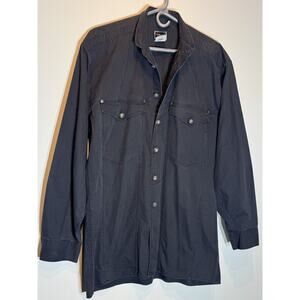 VERSACE JEANS COUTURE Mandarin Band Collar Size M Medusa Shirt İTTİERRE İTALY